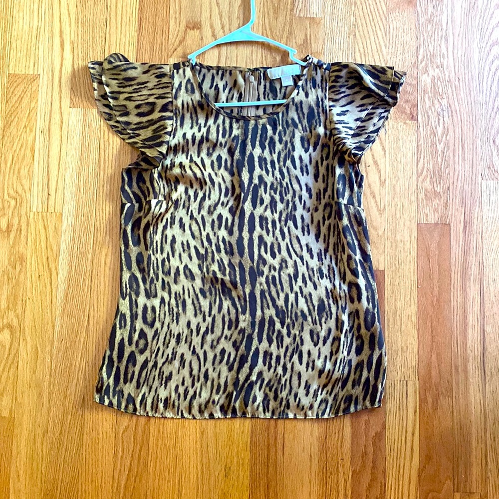 Micheal Kors leopard print shirt